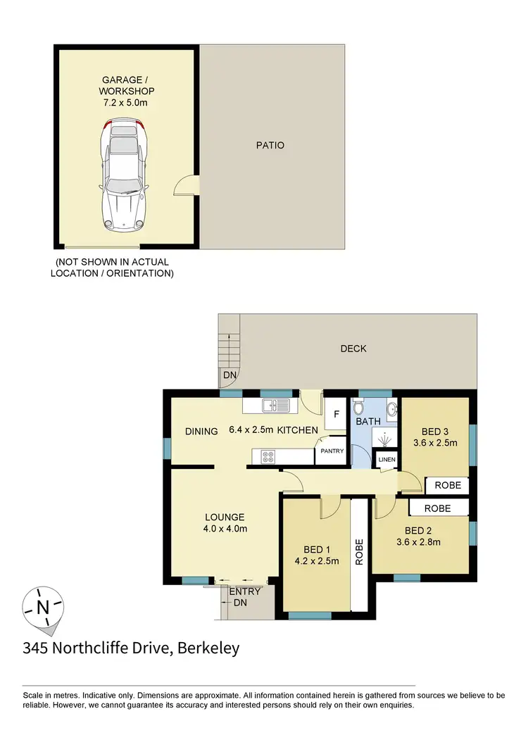 Floorplan of Homely house listing, 345 Northcliffe Drive, Berkeley NSW 2506