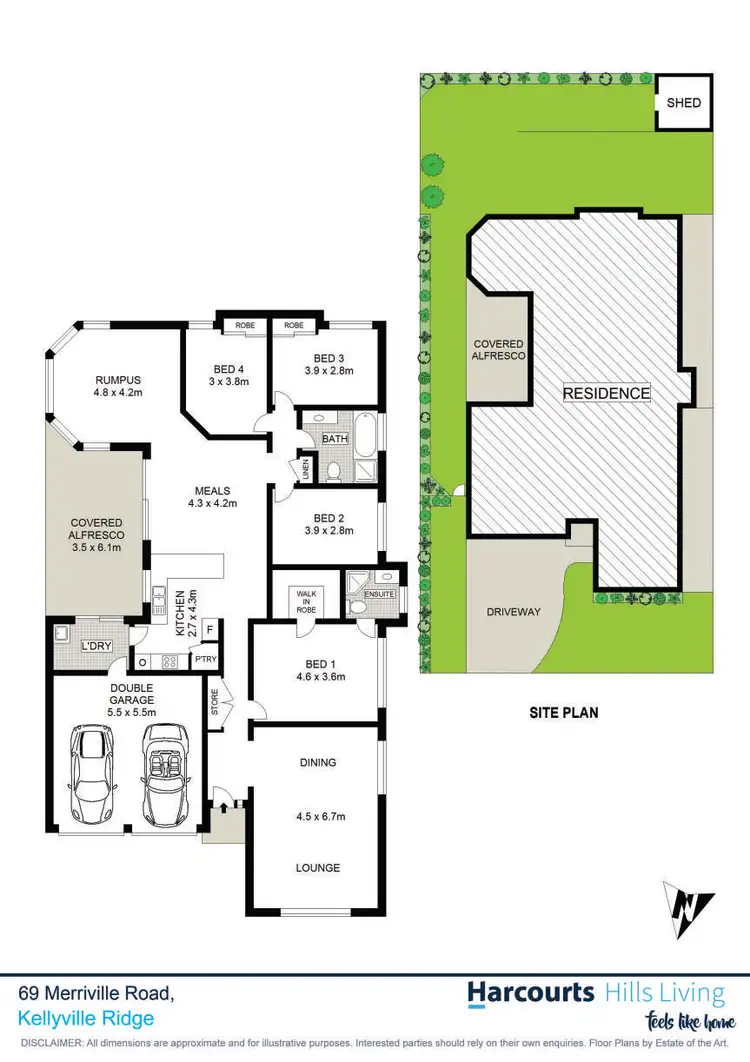 Floorplan of Homely house listing, 69 Merriville Road, Kellyville Ridge NSW 2155