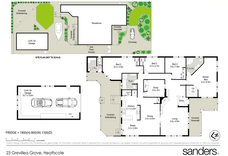 Floorplan of Homely house listing, 23 Grevillea Grove, Heathcote NSW 2233