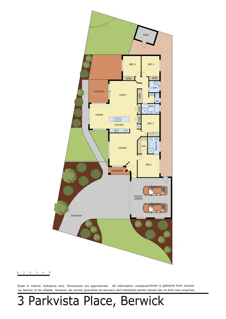 Floorplan of Homely house listing, 3 Parkvista Place, Berwick VIC 3806