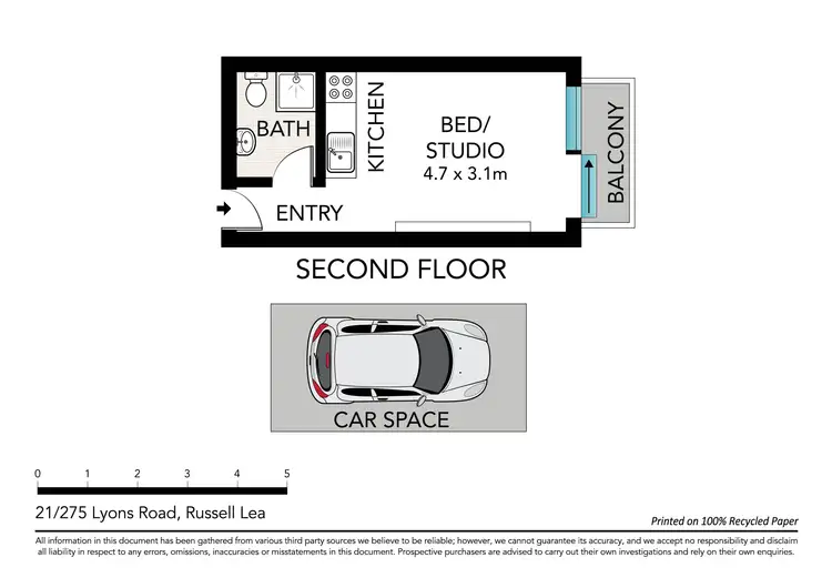 Floorplan of Homely apartment listing, 21/275 Lyons Road, Russell Lea NSW 2046