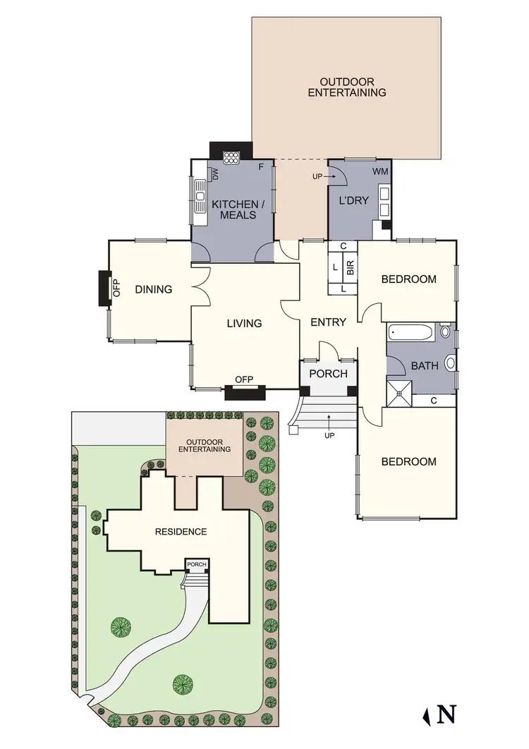 Floorplan of Homely house listing, 736 Heidelberg-Kinglake Road, Hurstbridge VIC 3099