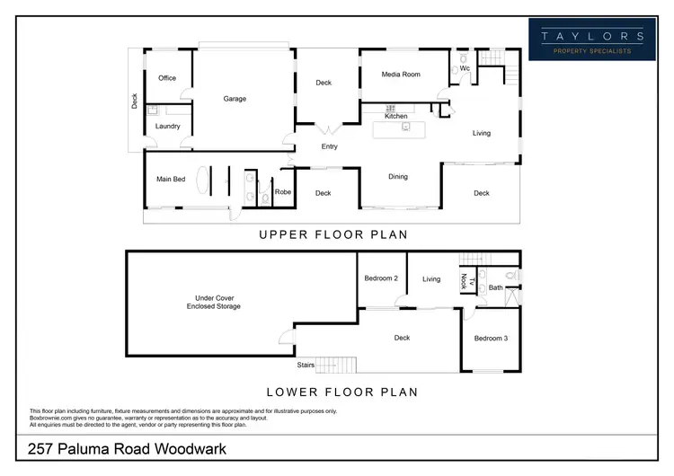 Floorplan of Homely house listing, 257 Paluma Road, Woodwark QLD 4802