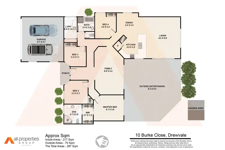 Floorplan of Homely house listing, 10 Burke Close, Drewvale QLD 4116