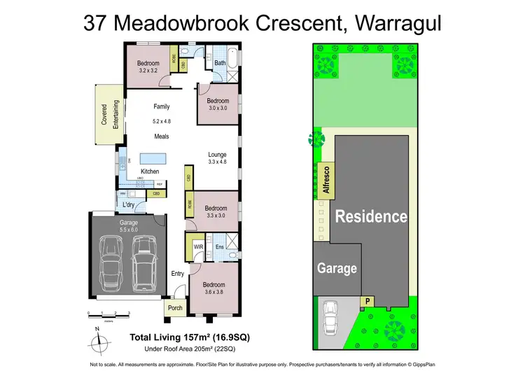 Floorplan of Homely house listing, 37 Meadowbrook Crescent, Warragul VIC 3820