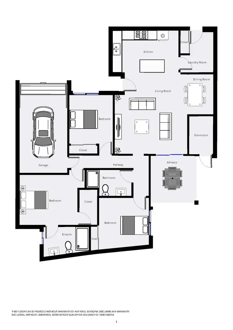 Floorplan of Homely villa listing, 9B Moffat Place, Warwick WA 6024