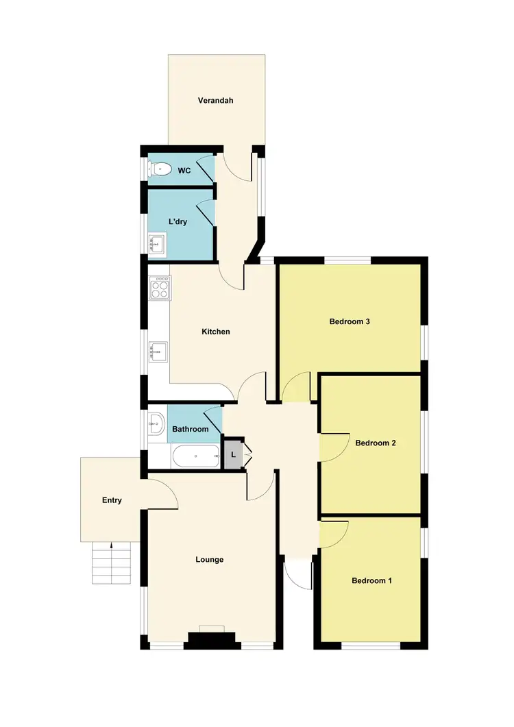 Floorplan of Homely house listing, 24 Churchill Avenue, Ararat VIC 3377