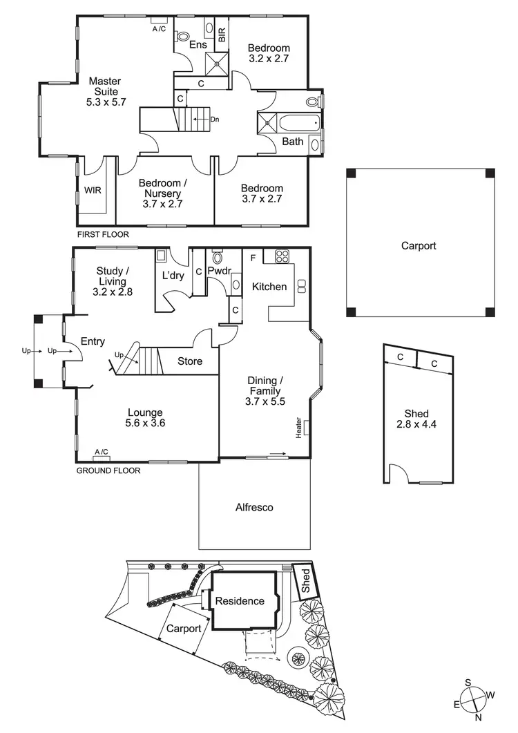Floorplan of Homely house listing, 7 Parry Court, Mornington VIC 3931