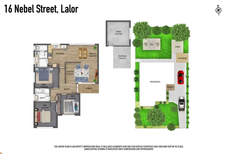 Floorplan of Homely house listing, 16 Nebel Street, Lalor VIC 3075
