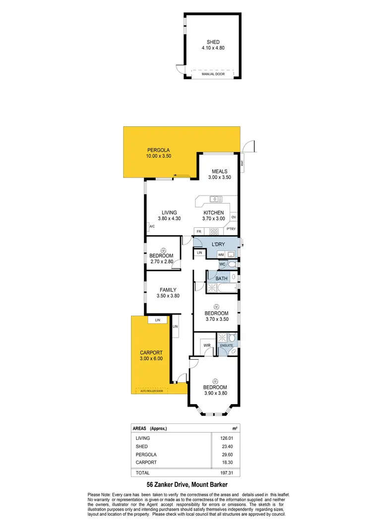 Floorplan of Homely house listing, 56 Zanker Drive, Mount Barker SA 5251