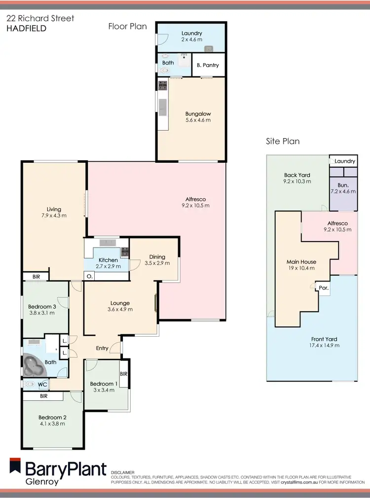 Floorplan of Homely house listing, 22 Richard Street, Hadfield VIC 3046