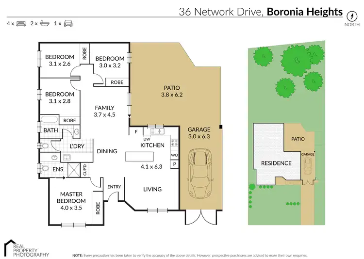 Floorplan of Homely house listing, 36 Network Drive, Boronia Heights QLD 4124