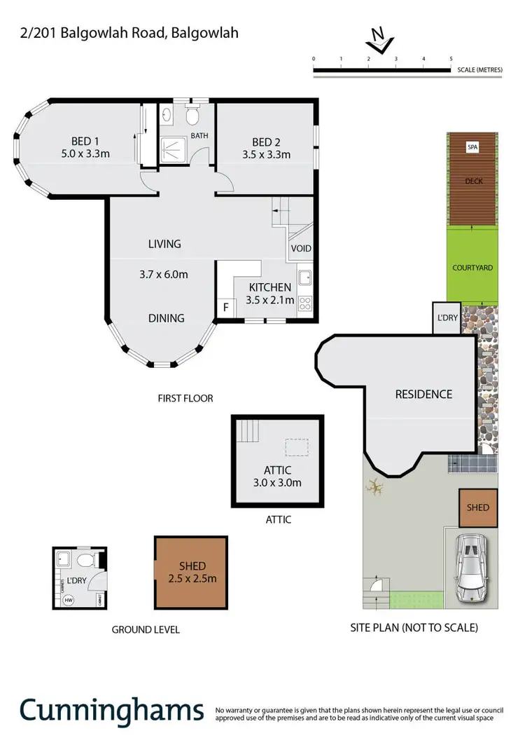 Floorplan of Homely semi-detached listing, 2/201 Balgowlah Road, Balgowlah NSW 2093