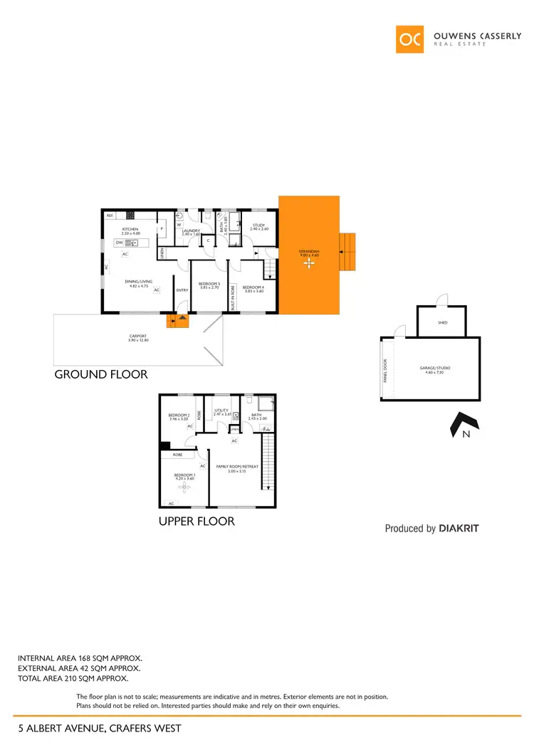 Floorplan of Homely house listing, 5 Albert Avenue, Crafers West SA 5152
