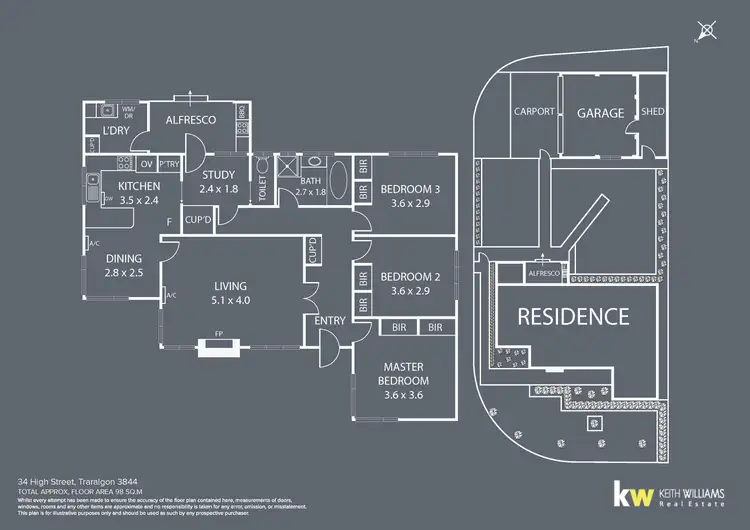 Floorplan of Homely house listing, 34 High Street, Traralgon VIC 3844