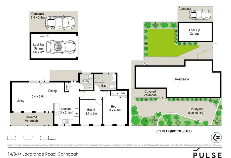 Floorplan of Homely villa listing, 14/8-14 Jacaranda Road, Caringbah NSW 2229