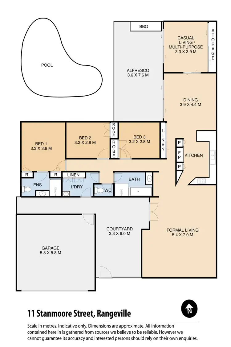 Floorplan of Homely house listing, 11 Stanmoore Street, Rangeville QLD 4350