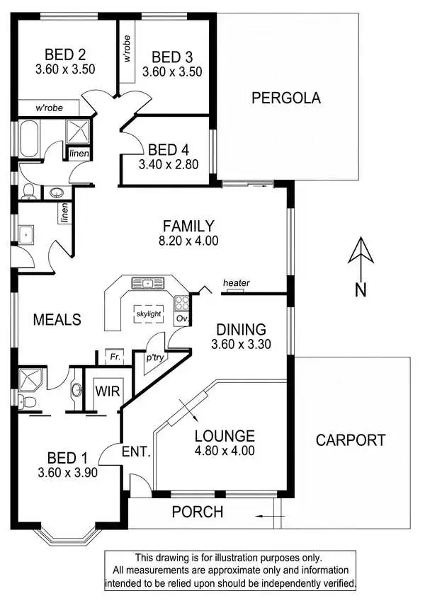 Floorplan of Homely house listing, 3 Montrose Court, Mount Gambier SA 5290
