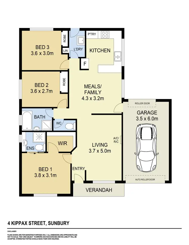 Floorplan of Homely house listing, 4 Kippax Street, Sunbury VIC 3429
