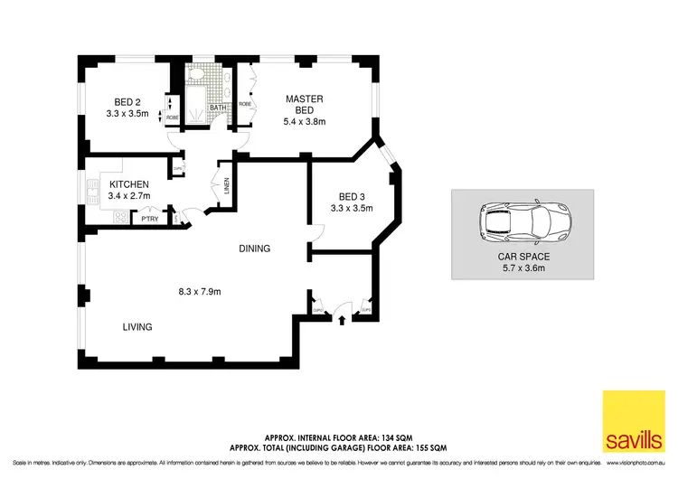 Floorplan of Homely apartment listing, 44/630 Pacific Highway, Killara NSW 2071