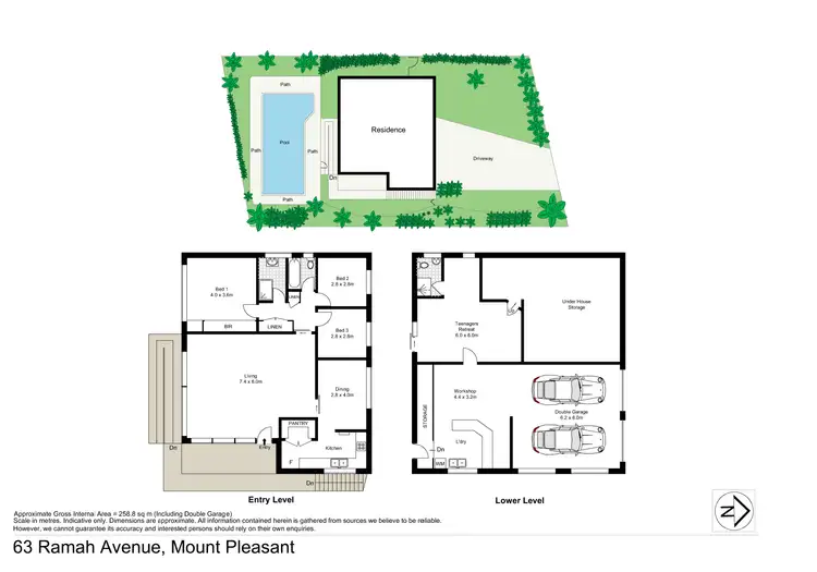 Floorplan of Homely house listing, 63 Ramah Avenue, Mount Pleasant NSW 2519
