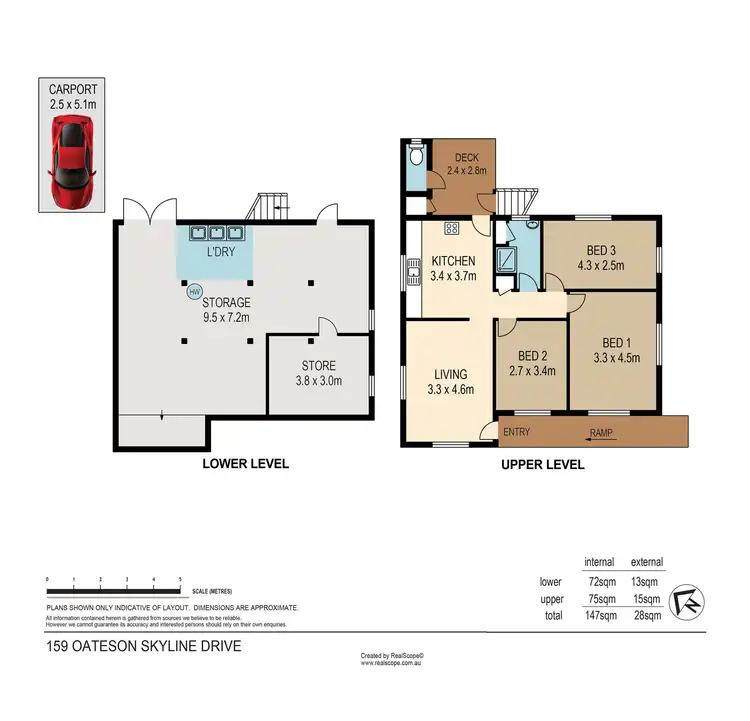 Floorplan of Homely house listing, 159 Oateson Skyline Drive, Seven Hills QLD 4170