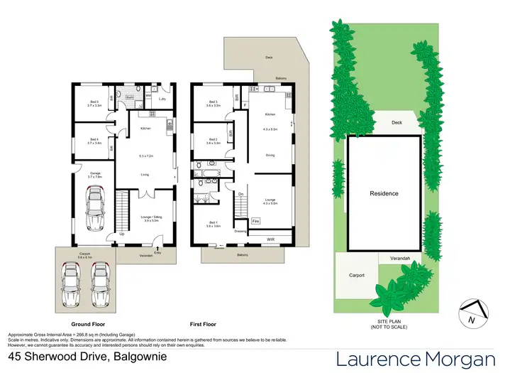 Floorplan of Homely house listing, 45 Sherwood Drive, Balgownie NSW 2519