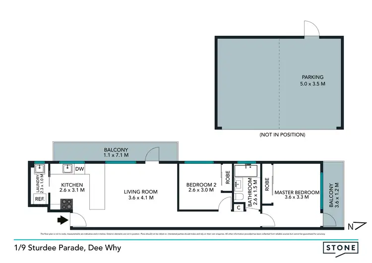 Floorplan of Homely apartment listing, 1/9 Sturdee Parade, Dee Why NSW 2099