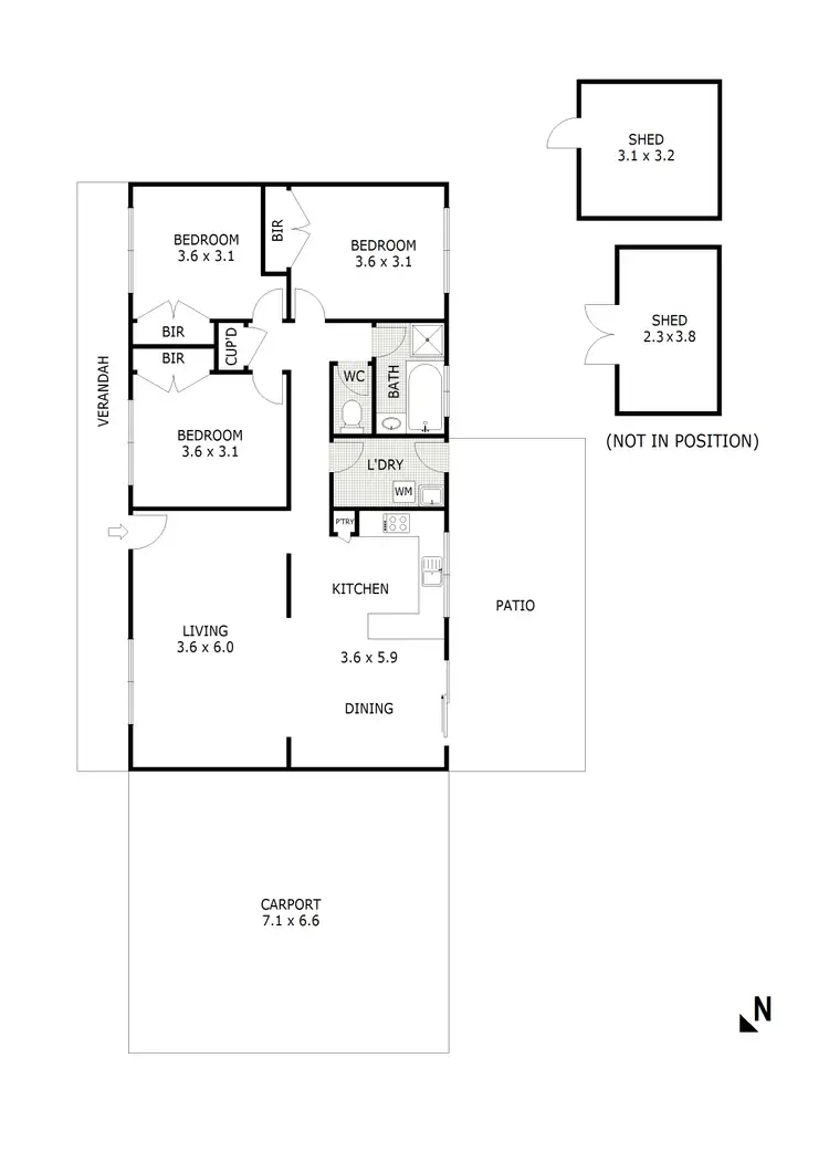 Floorplan of Homely house listing, 25 Specimen Hill Road, Golden Square VIC 3555