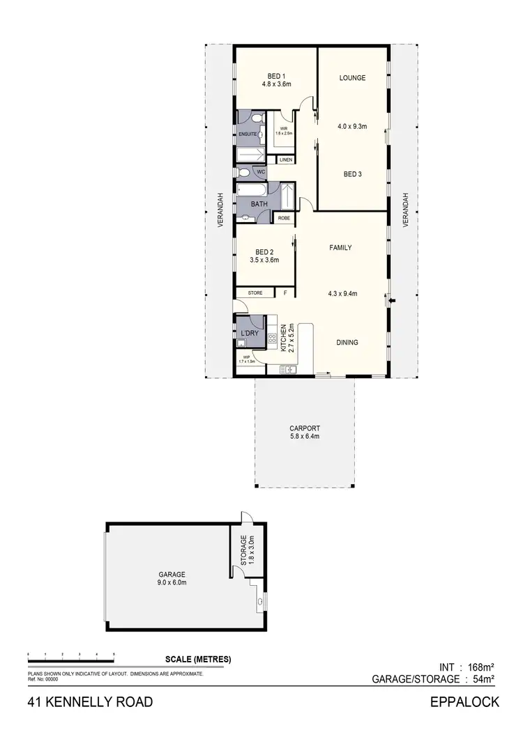 Floorplan of Homely house listing, 41 Kennelly Road, Eppalock VIC 3551