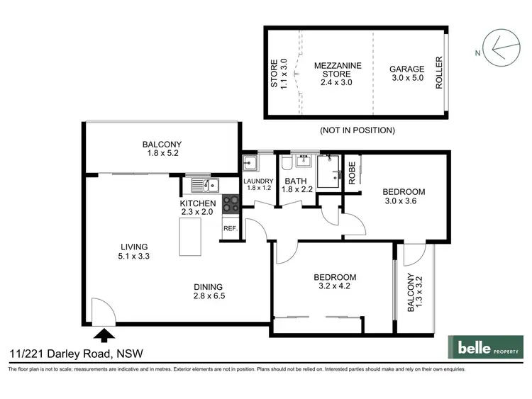 Floorplan of Homely apartment listing, 11/221 Darley Road, Randwick NSW 2031