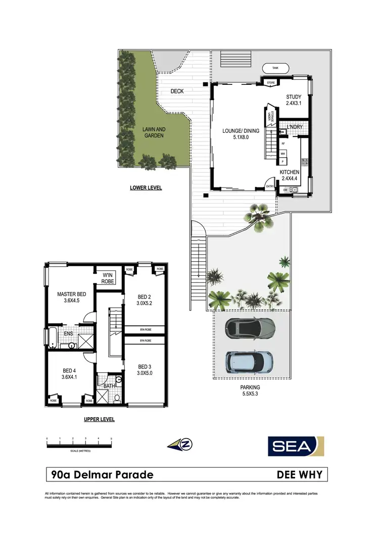 Floorplan of Homely townhouse listing, 90A Delmar Parade, Dee Why NSW 2099