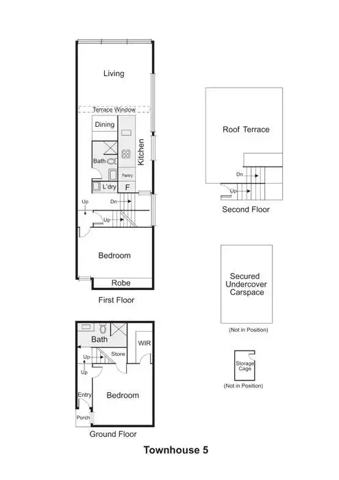 Floorplan of Homely townhouse listing, 5/7 Bluff Avenue, Elwood VIC 3184