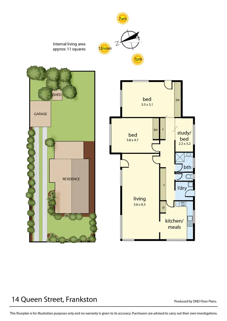 Floorplan of Homely house listing, 14 Queen Street, Frankston VIC 3199