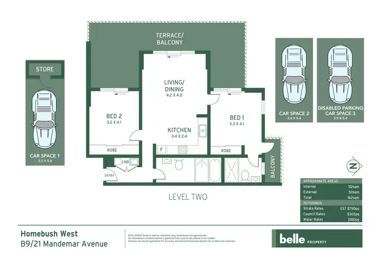 Floorplan of Homely apartment listing, B9.21/21 Mandemar Avenue, Homebush West NSW 2140
