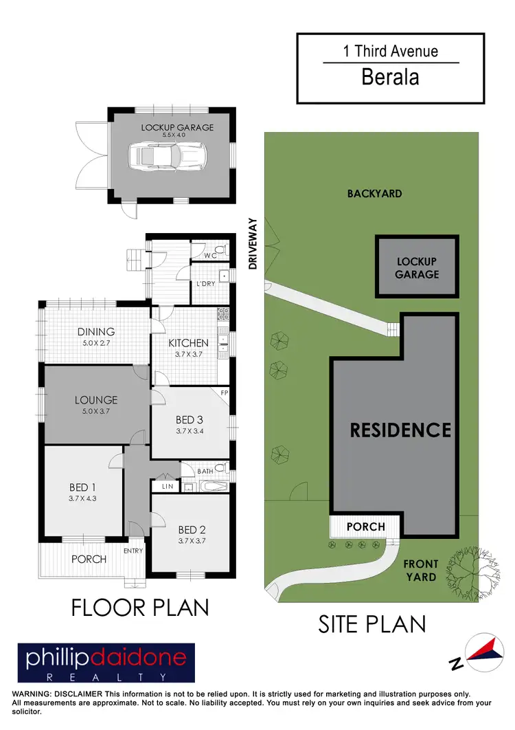 Floorplan of Homely house listing, 1 Third Avenue, Berala NSW 2141