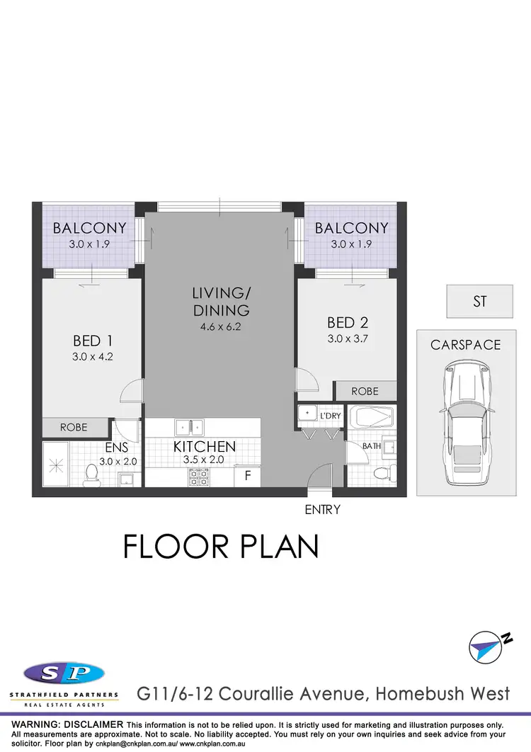 Floorplan of Homely apartment listing, G11/6-12 Courallie Avenue, Homebush West NSW 2140
