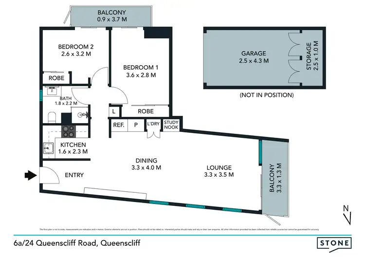 Floorplan of Homely apartment listing, 6a/24 Queenscliff Road, Queenscliff NSW 2096