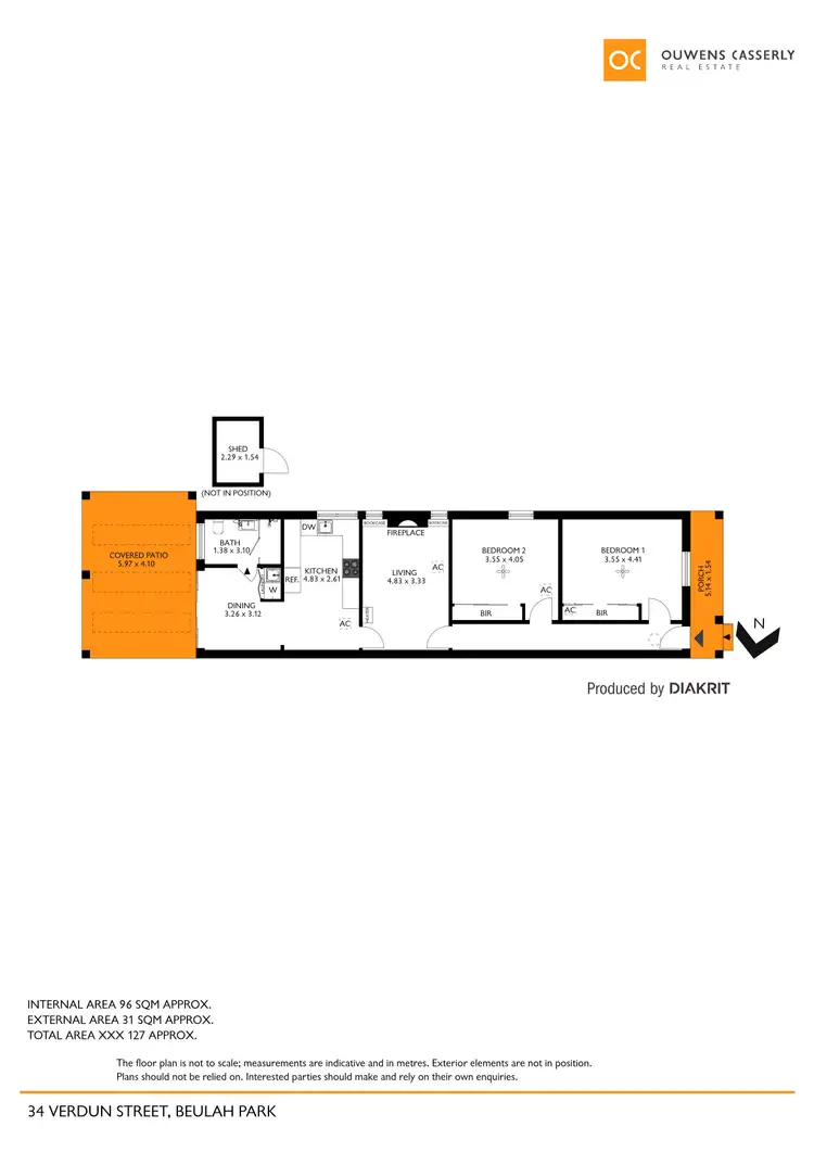 Floorplan of Homely house listing, 34 Verdun Street, Beulah Park SA 5067
