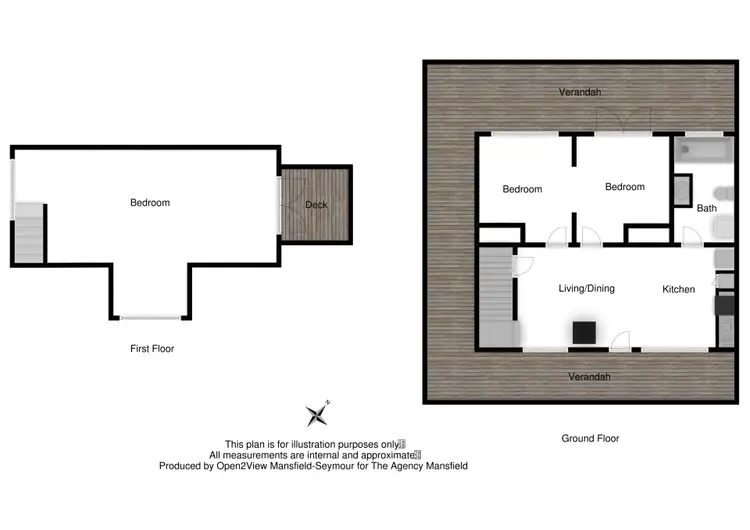Floorplan of Homely house listing, 121 Godwills Road, Mansfield VIC 3722