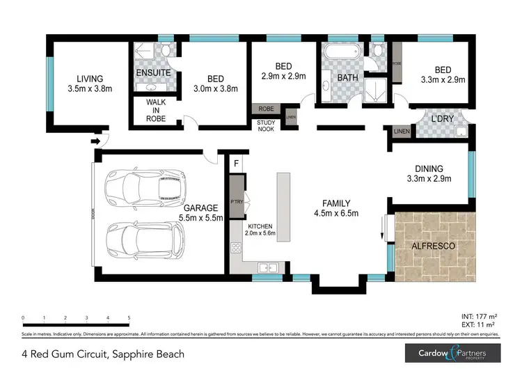 Floorplan of Homely house listing, 4 Red Gum Circuit, Sapphire Beach NSW 2450