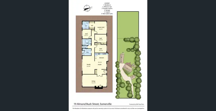 Floorplan of Homely rural property listing, 19 Almond Bush Street, Somerville VIC 3912