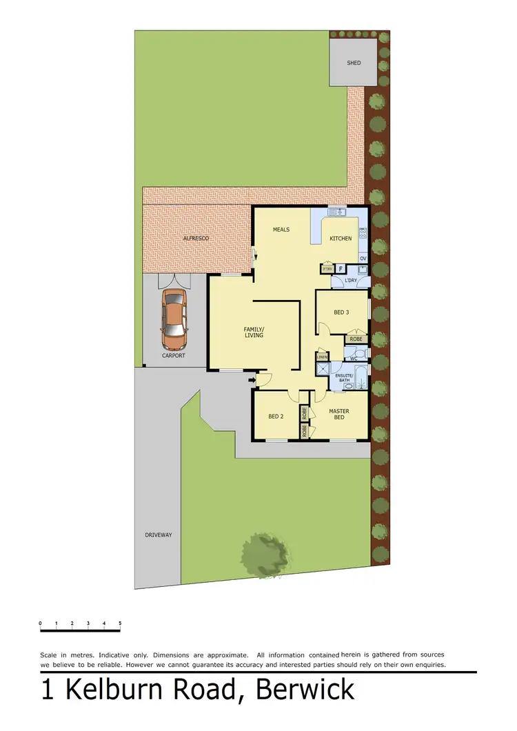 Floorplan of Homely house listing, 1 Kelburn Road, Berwick VIC 3806