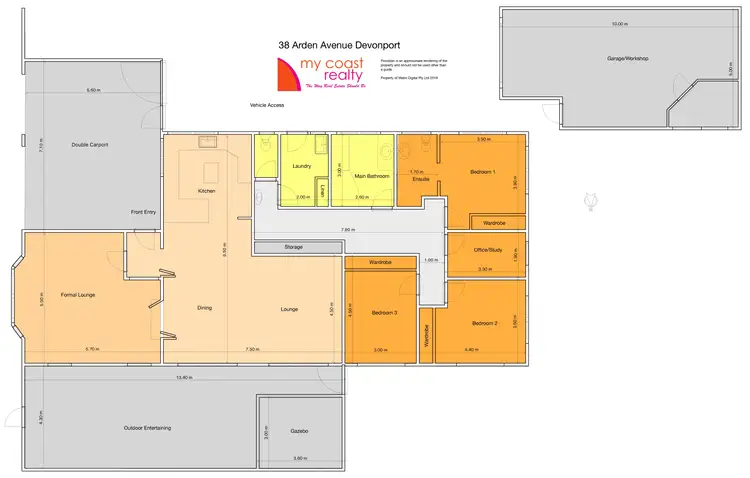 Floorplan of Homely house listing, 38 Arden Avenue, Devonport TAS 7310