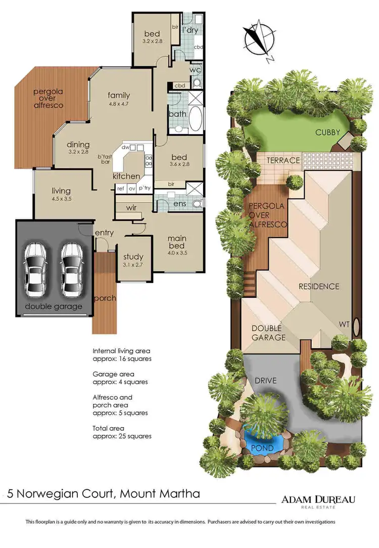 Floorplan of Homely house listing, 5 Norwegian Court, Mount Martha VIC 3934