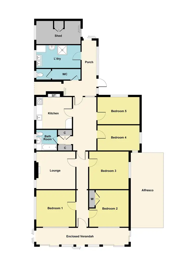 Floorplan of Homely house listing, 46 Golden Wattle Drive, Maryborough VIC 3465