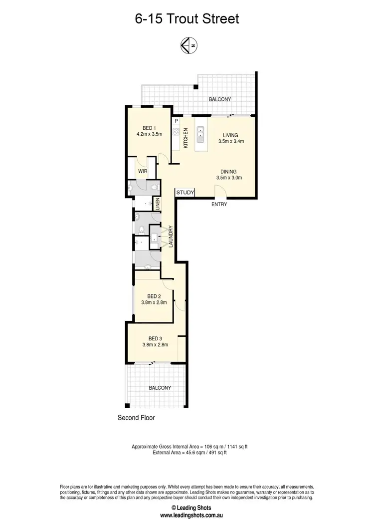 Floorplan of Homely unit listing, 7/15 Trout Street, Ashgrove QLD 4060