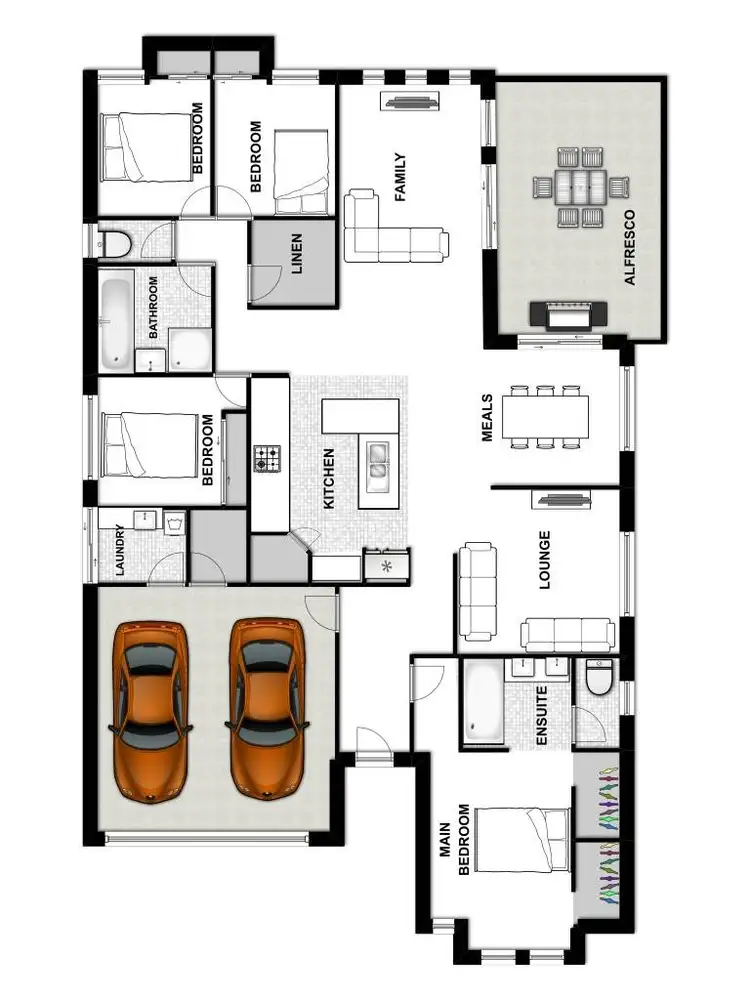 Floorplan of Homely house listing, 17 Uluru Place, Forest Lake QLD 4078