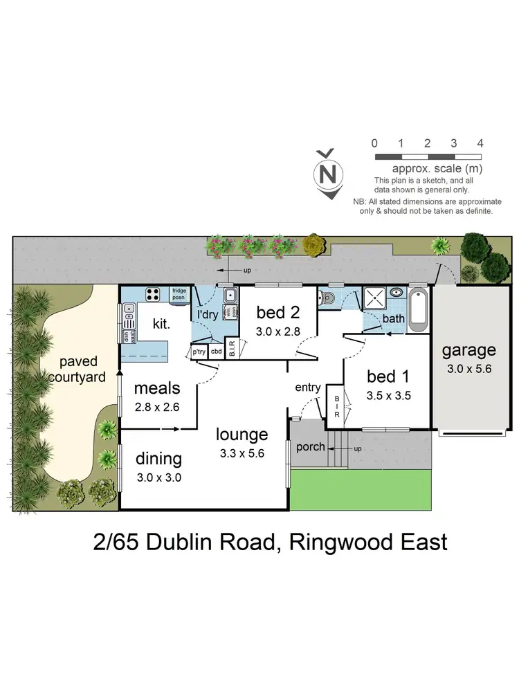 Floorplan of Homely unit listing, 2/65 Dublin Road, Ringwood East VIC 3135
