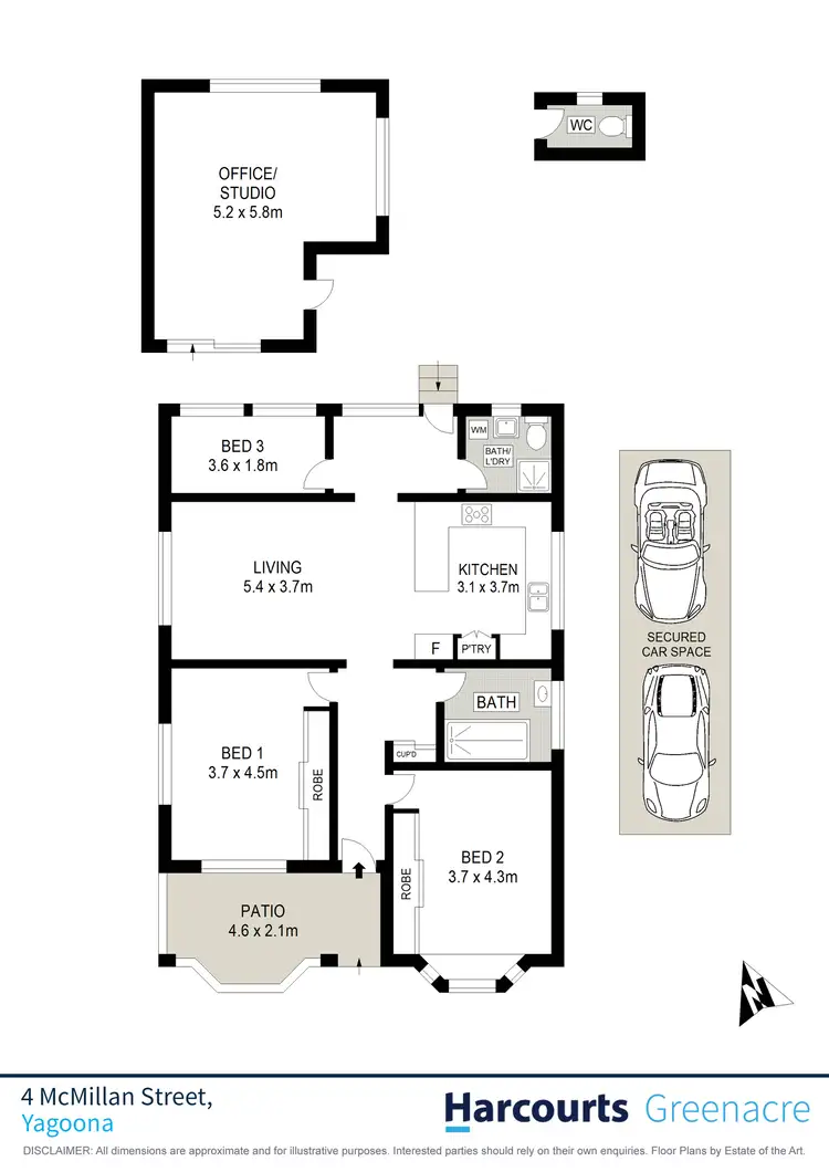 Floorplan of Homely house listing, 4 McMillian Street, Yagoona NSW 2199